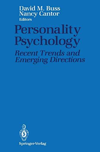 Personality Psychology: Recent Trends and Emerging Directions