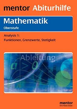 mentor Abiturhilfe: Mathematik Oberstufe: Analysis Teil 1: Funktionen, Grenzwerte, Stetigkeiten. (Mentor Abiturhilfen Mathematik)