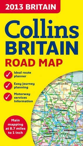 2013 Collins Map of Britain (Road Map)