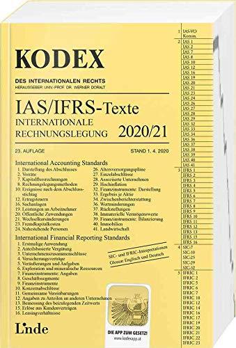 KODEX Internationale Rechnungslegung IAS/IFRS - Texte 2020/21 (Kodex des Internationalen Rechts)