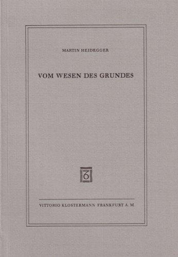 Vom Wesen des Grundes