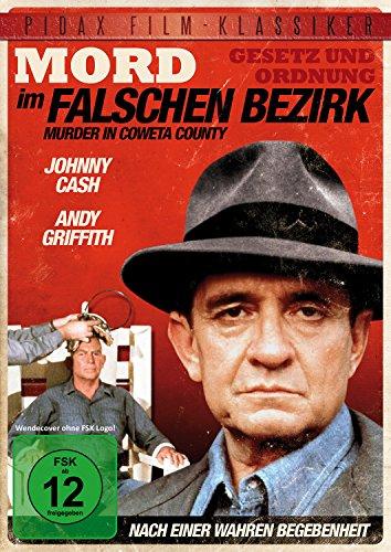 Mord im falschen Bezirk (Murder In Coweta County) / Spannender Kriminalfilm nach einer wahren Begebenheit mit Johnny Cash und &#34;Matlock&#34;-Darsteller Andy Griffith (Pidax Film-Klassiker)