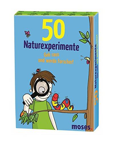 Moses MOS21079 50 Naturexperimente Geh raus und werde Forscher! | Kinderbeschäftigung | Kartenset