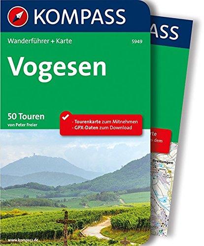 Vogesen: Wanderführer mit Extra Tourenkarte zum Mitnehmen. (KOMPASS-Wanderführer, Band 5949)