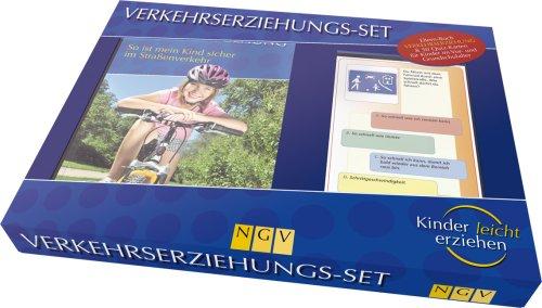 Verkehrserziehungs-Set. So ist mein Kind sicher im Straßenverkehr. Box mit Buch + 50 Übungskarten