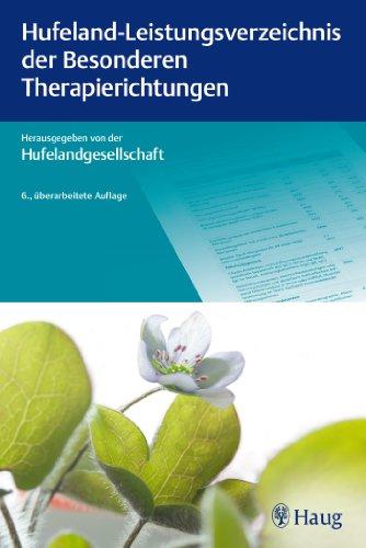 Hufeland-Leistungsverzeichnis der Besonderen Therapierichtungen