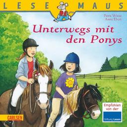 LESEMAUS, Band 37: Unterwegs mit den Ponys