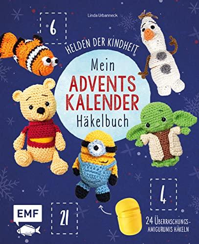 Mein Adventskalender-Häkelbuch: Helden der Kindheit: 24 Überraschungs-Amigurumis für die Weihnachtszeit häkeln – Mit perforierten Seiten zum Auftrennen