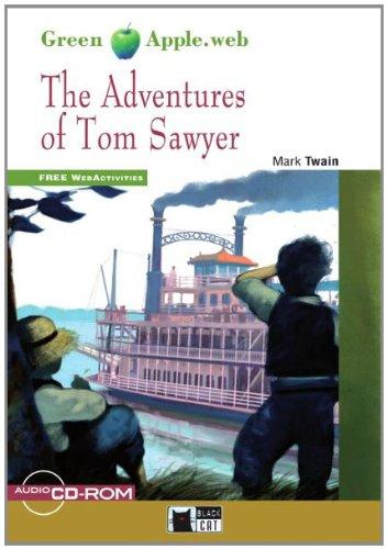 The Adventures of Tom Sawyer - Buch mit CD-ROM und Web Activities (Black Cat Green Apple - Step 1)