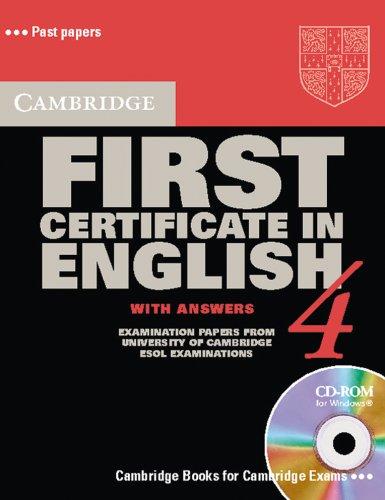 Cambridge First Certificate in English 4 with Answers and CD - ROM