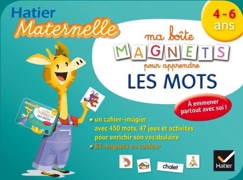 Ma boîte magnets pour apprendre les mots, 4-6 ans