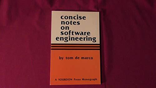 Concise Notes on Software Engineering