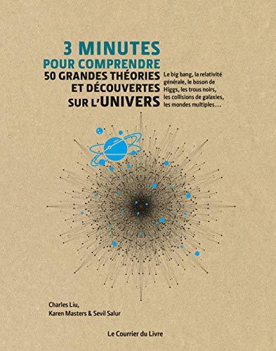 3 minutes pour comprendre 50 grandes théories et découvertes sur l'Univers : le big bang, la relativité générale, le boson de Higgs, les trous noirs, les collisions de galaxies, les mondes multiples...