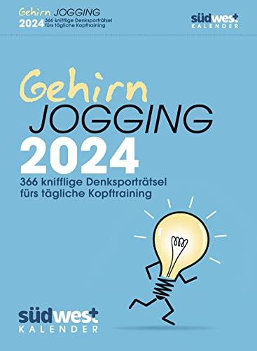 Gehirnjogging 2024 - 314 knifflige Denksporträtsel fürs tägliche Kopftraining - Textabreißkalender zum Aufstellen oder Aufhängen