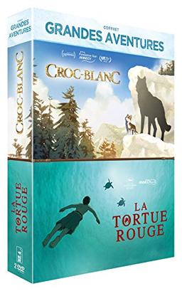 Coffret grandes aventures 2 films : la tortue rouge ; croc-blanc [FR Import]