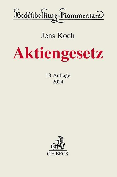 Aktiengesetz (Beck'sche Kurz-Kommentare)