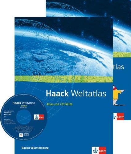 Haack Weltatlas für Sekundarstufe I und II: Haack Weltatlas für Baden-Württemberg. Sekundarstufen I und II. Mit CD-ROM