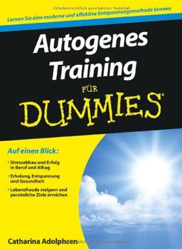 Autogenes Training für Dummies (Fur Dummies)