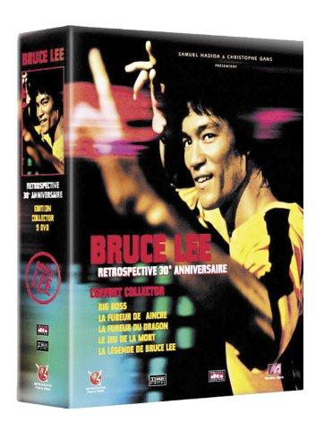 Coffret Collector Bruce Lee 5 DVD : Big Boss / La Fureur de vaincre / La Fureur du Dragon / Le Jeu de la mort / DVD Bonus [FR IMPORT]