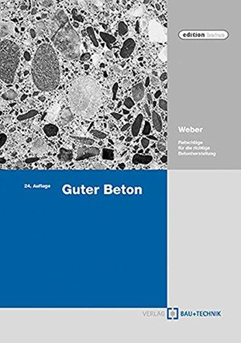 Guter Beton: Ratschläge für die richtige Betonherstellung