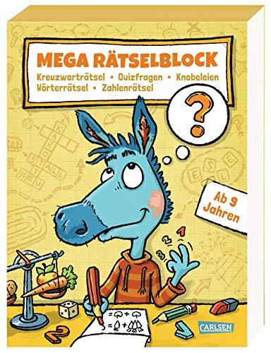 Mega Rätselblock – Kreuzworträtsel, Quizfragen, Knobeleien, Wörterrätsel, Zahlenrätsel: ab 9 Jahre (2)