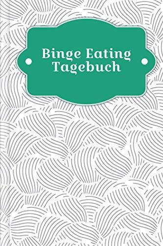 Binge Eating Tagebuch: Als Selbsthilfe zum Ausfüllen & Ankreuzen mit therapeutischen Ernährungstagebuch, 30-Tage-Selbstliebe-Challenge, Schlaftracker, ... uvm. | Motiv: Abstrakte Muscheln