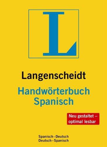 Langenscheidt Handwörterbuch Spanisch: Spanisch-Deutsch/Deutsch-Spanisch (Langenscheidt Handwörterbücher)