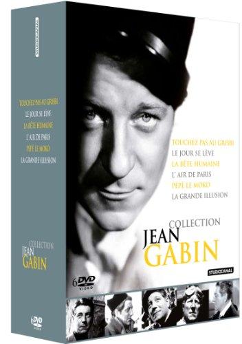 Coffret jean gabin : touchez pas au grisbi ; le jour se lève ; la bête humaine ; l'air de paris ; pépé le moko ... [FR Import]