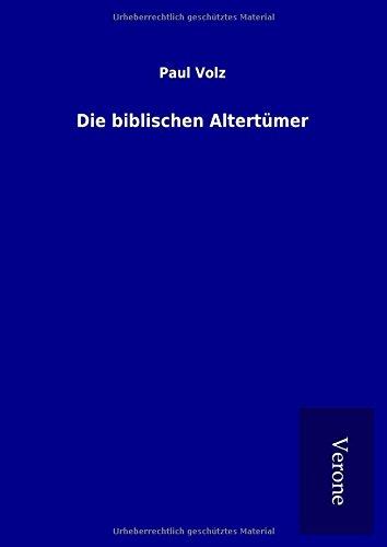 Die biblischen Altertümer