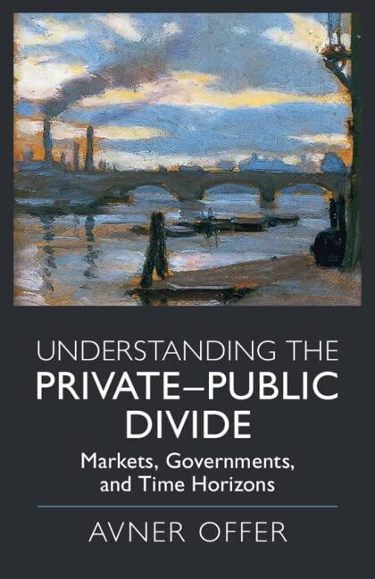 Understanding the Private–Public Divide: Markets, Governments, and Time Horizons