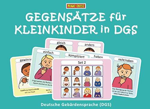 GEGENSÄTZE für KLEINKINDER in DGS: Deutsche Gebärdensprache