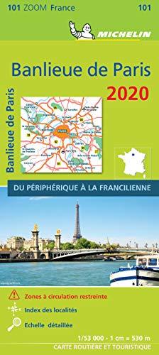 PARIS BANLIEUE 11101 CARTE MICHELIN KAART 2020