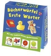 Bücherwürfel - Erste Wörter: Mit vier bunten Bücherwürfeln. Essen, Spielsachen, Tiere, Farben