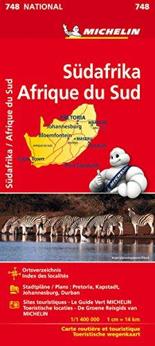 Michelin Südafrika: Straßen- und Tourismuskarte 1: 1.500.000 (MICHELIN Nationalkarten)