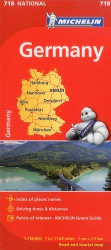 Michelin Germany Map 718