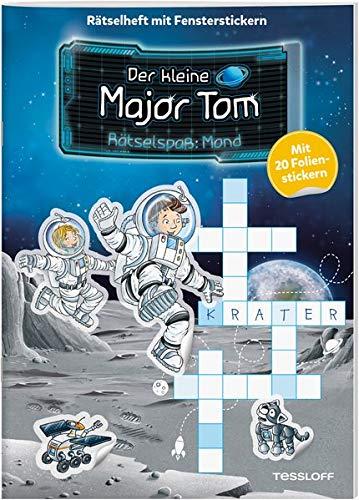 Der kleine Major Tom Rätselheft mit Fensterstickern: Mond: Mit 20 Folienstickern extra!