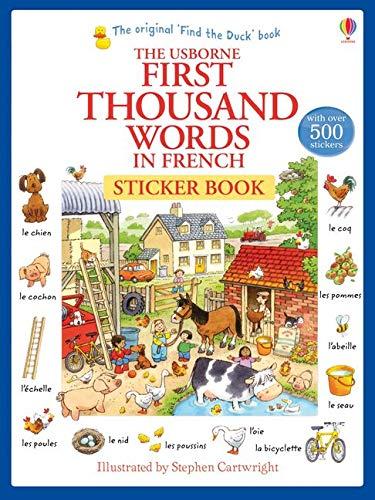 Amery, H: First Thousand Words in French Sticker Book