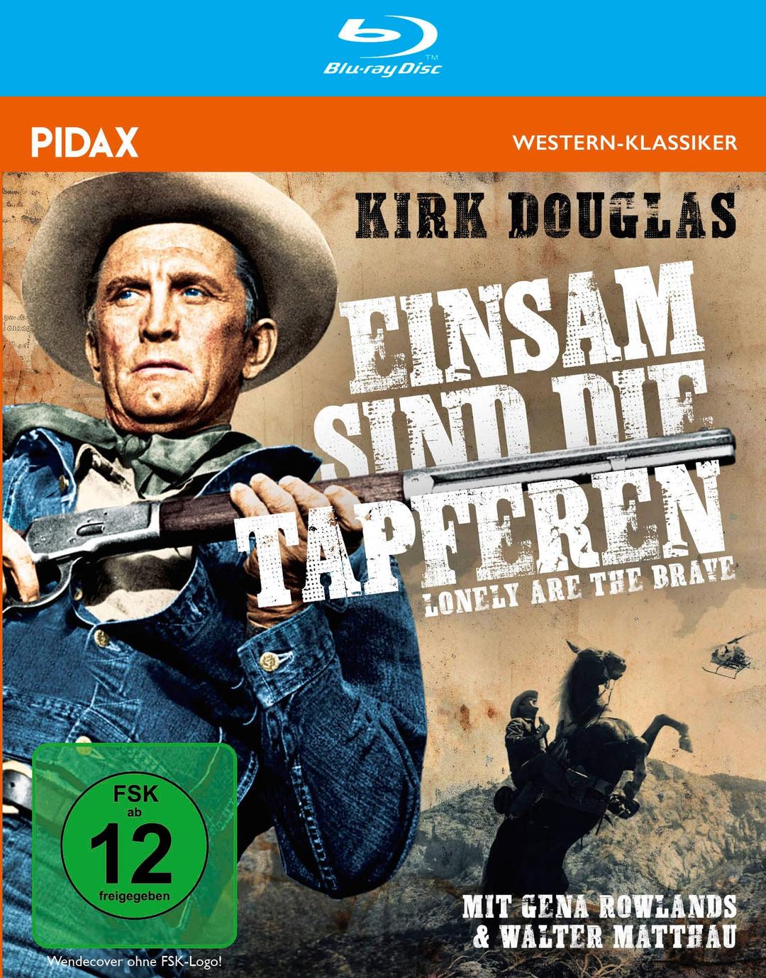 Einsam sind die Tapferen (Lonely Are the Brave) / Meisterhafter Neo-Western mit Kirk Douglas, Gena Rowlands und Walter Matthau (Pidax Western-Klassiker) [Blu-ray]