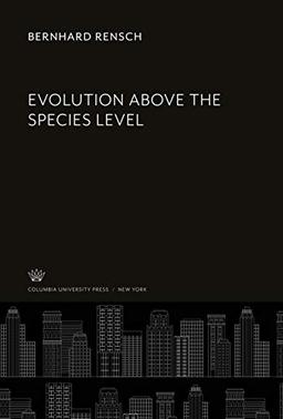 Evolution Above the Species Level