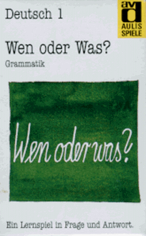 Aulis Kartenspiele. Faltschachtel mit 80 Spielkarten, 1 Spielanleitung und 1 Lösungskarte. Kartenformat 8,9 × 5,7 cm: Aulis Spiele, Deutsch, Nr.1, Wen oder Was?