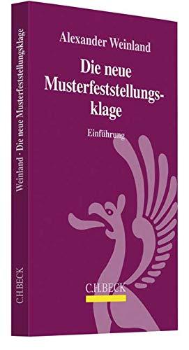 Die neue Musterfeststellungsklage: Einführung