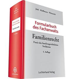 Formularbuch des Fachanwalts Familienrecht