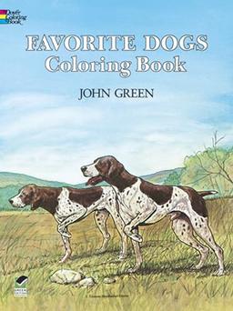 Favorite Dogs Coloring Book (Dover Animal Coloring Books)