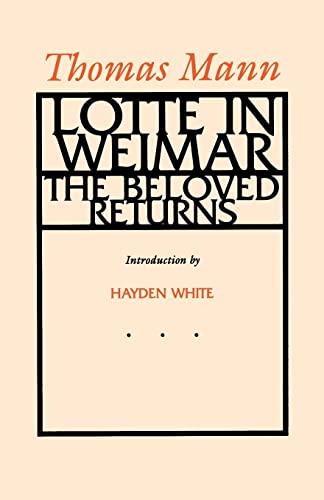 Lotte in Weimar: The Beloved Returns