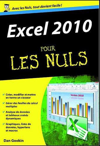 Excel 2010 pour les nuls