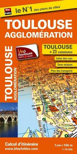 Plan de Toulouse et de son agglomération