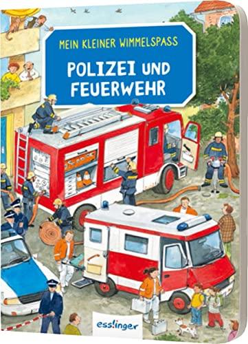 Mein kleiner Wimmelspaß: Polizei und Feuerwehr: Mini-Buch für Kinder ab 2