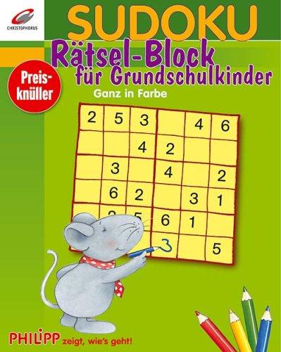 Sudoku-Rätsel-Block für Grundschulkinder