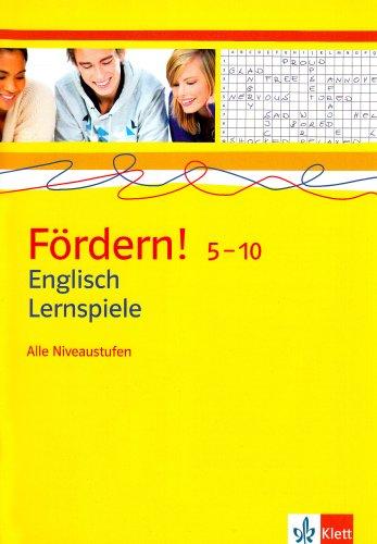 Fördern! Englisch. Kopiervorlagen. Lernspiele 5/6. Alle Niveaustufen