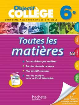 Toutes les matières, 6e